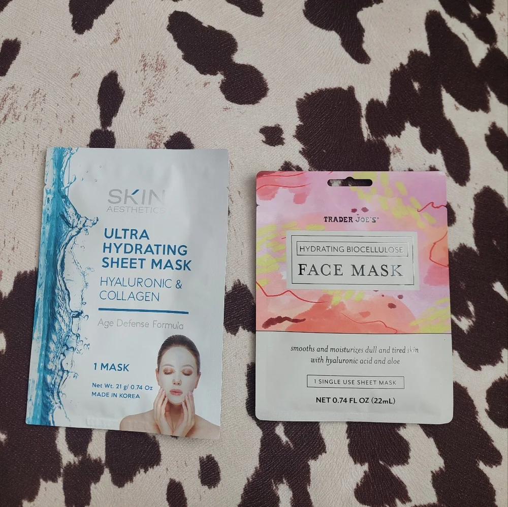 6 Face Masks - Skin Aesthetics Ultra Hydrating Sheet Masks & 1 TJ Hydrating Mask - Picture 2 of 3